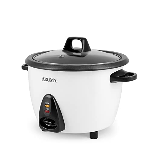 Aroma Housewares ARC-360-NGP 20-Cup Pot-Style Rice Cooker &a; Food Steamer, White