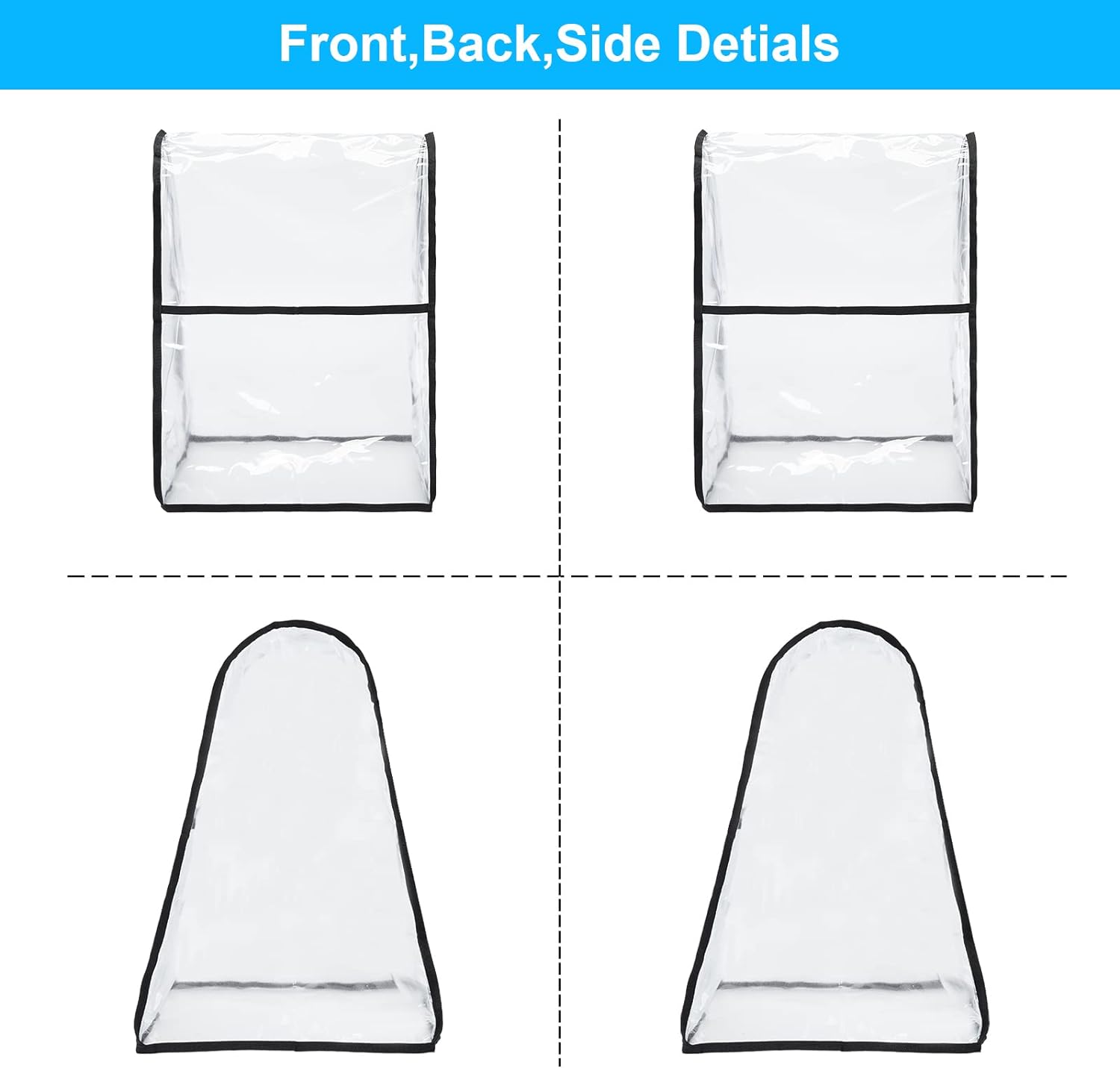 Generic Kitchen Aid Mixer Cover, Clear Mixer Covers, Stand Mixer Accessories Compatible With Kitchenaid Hamilton Mixers, Mixer Dust Cov
