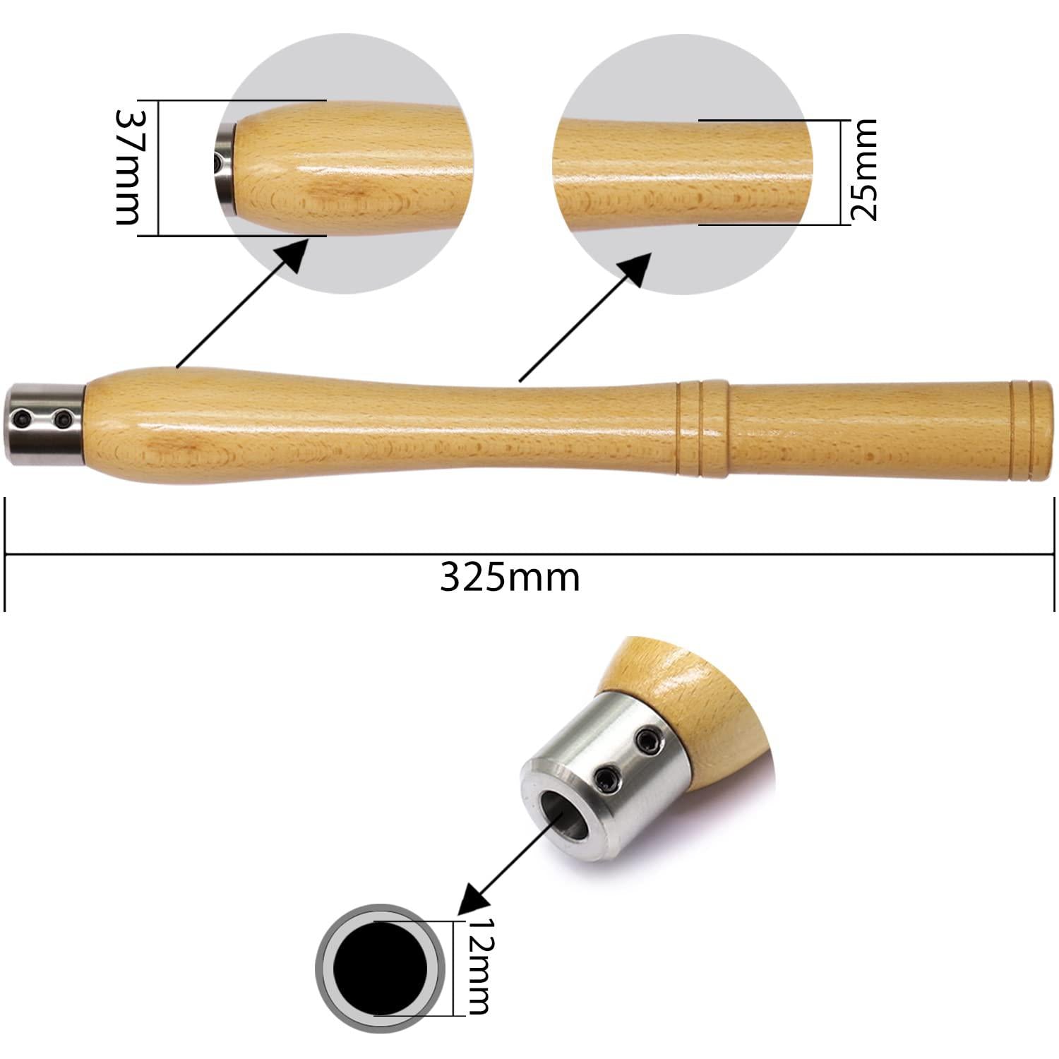 Asieg Tool carbide tipped woodturning tools 7pcs chise set lathe full size rougher finisher detailer swan neck hollower tools set of 4 a