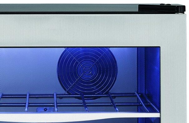Danby DWC040A3BSSDD 20 inch Stainless Steel Dual Zone Wine Cooler|38 Bottle Cap|4 cu. ft. Capacity|UV Protected Tempered Glass Door