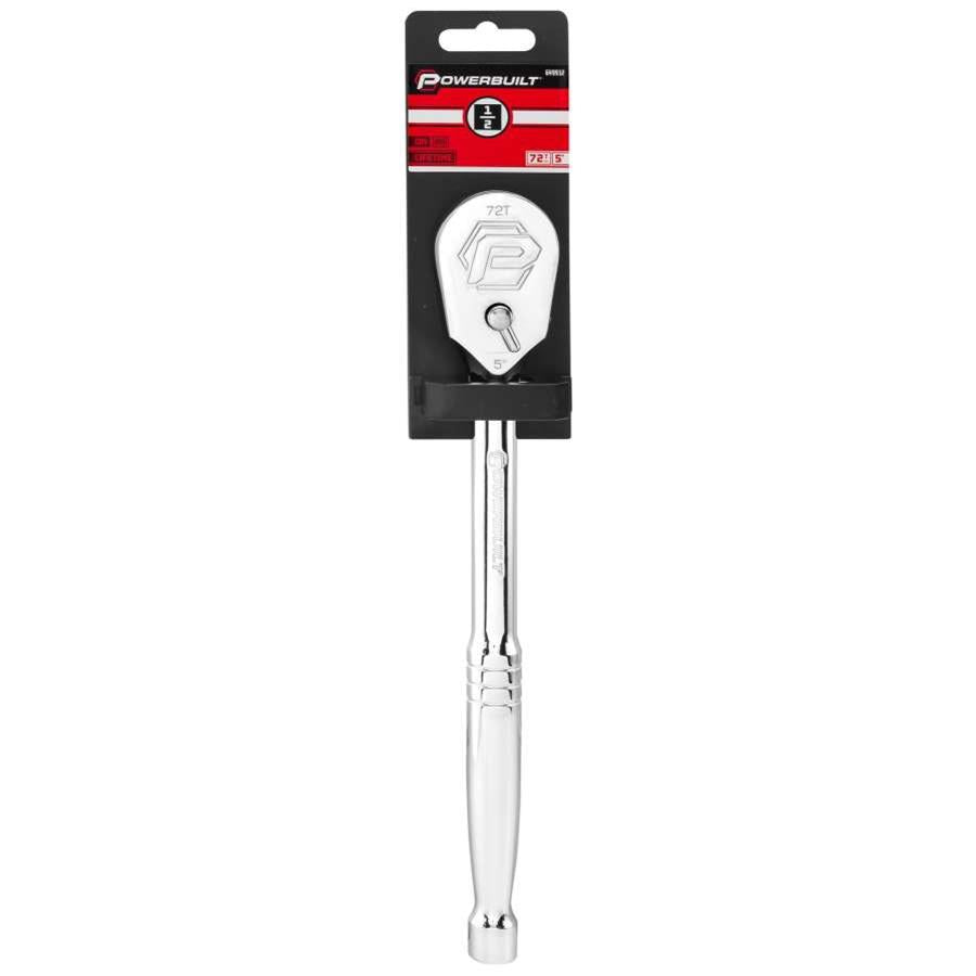 Powerbuilt 1/2 Inch Drive 72 Tooth Sealed Head Ratchet - 649932
