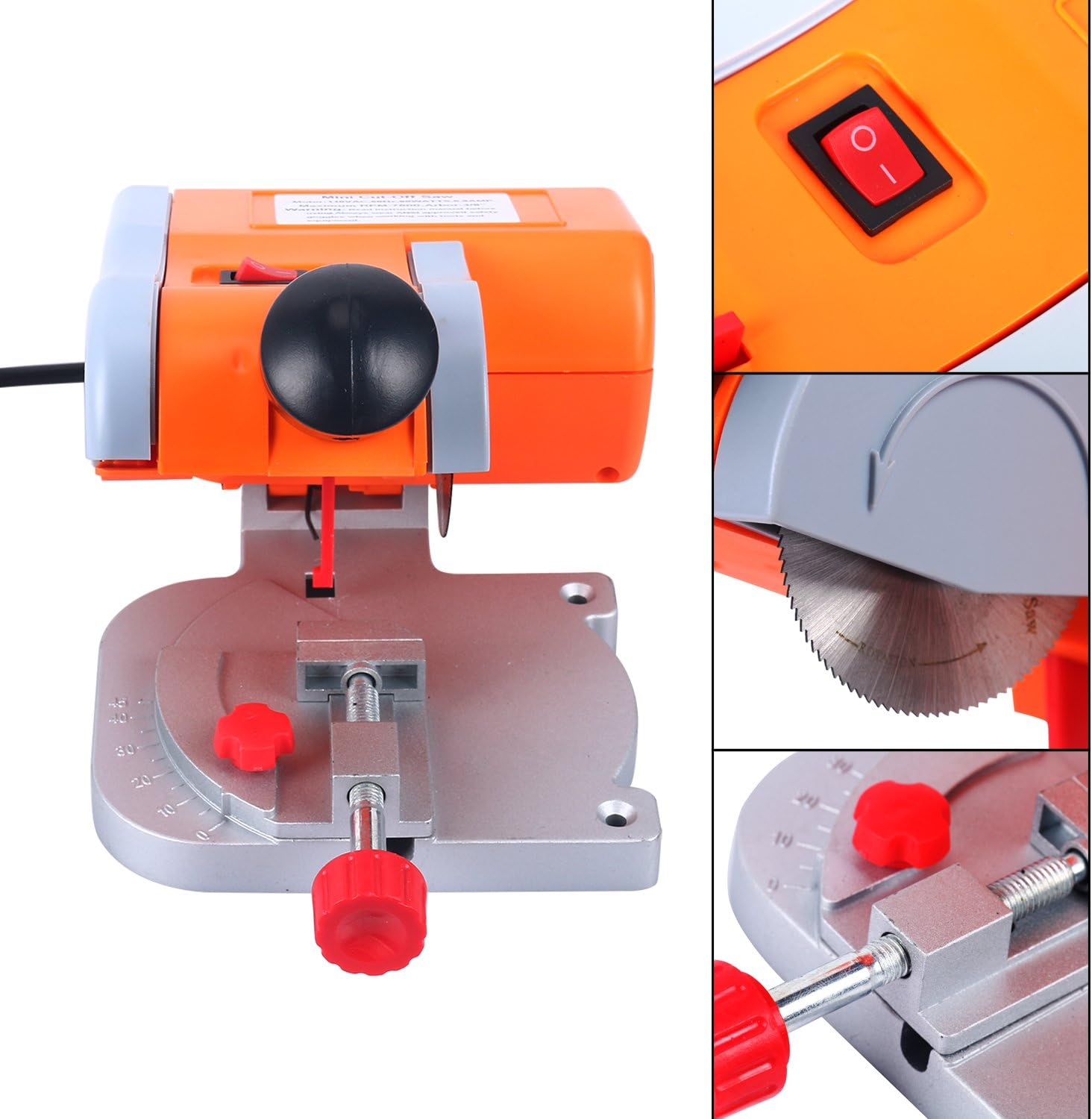 YaeTek 110V Mini Bench Top Cut-off Miter Saw for Arts