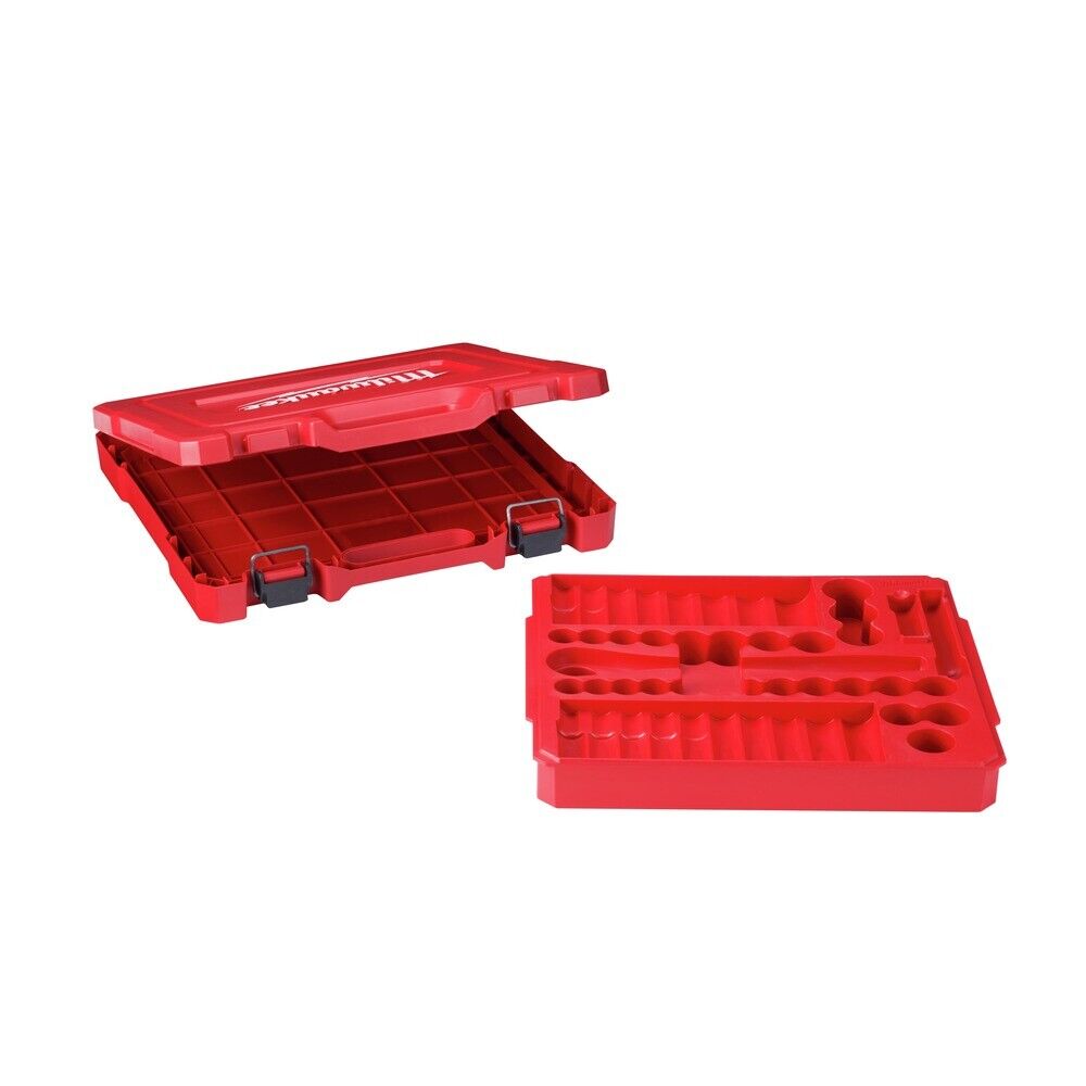 Milwaukee 48229010 47-Pc. 1/2 in. Metric/SAE Ratchet and Socket Set New