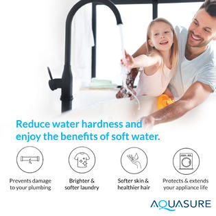 Aquasure Harmony 64,000 Grain Whole House Water Softener with High Efficiency Aquatrol Smart Metered Control Head