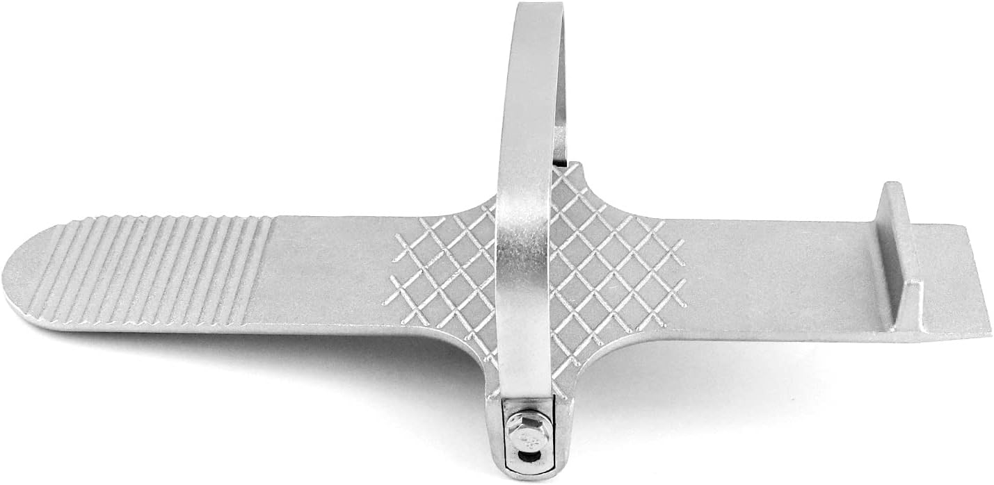 Qwork Foot Panel Lifter, Aluminum Alloy Door Lifter Tool, for Drywall Install, Hinge Installation, Plywood Lifting Tool for Sheetrock