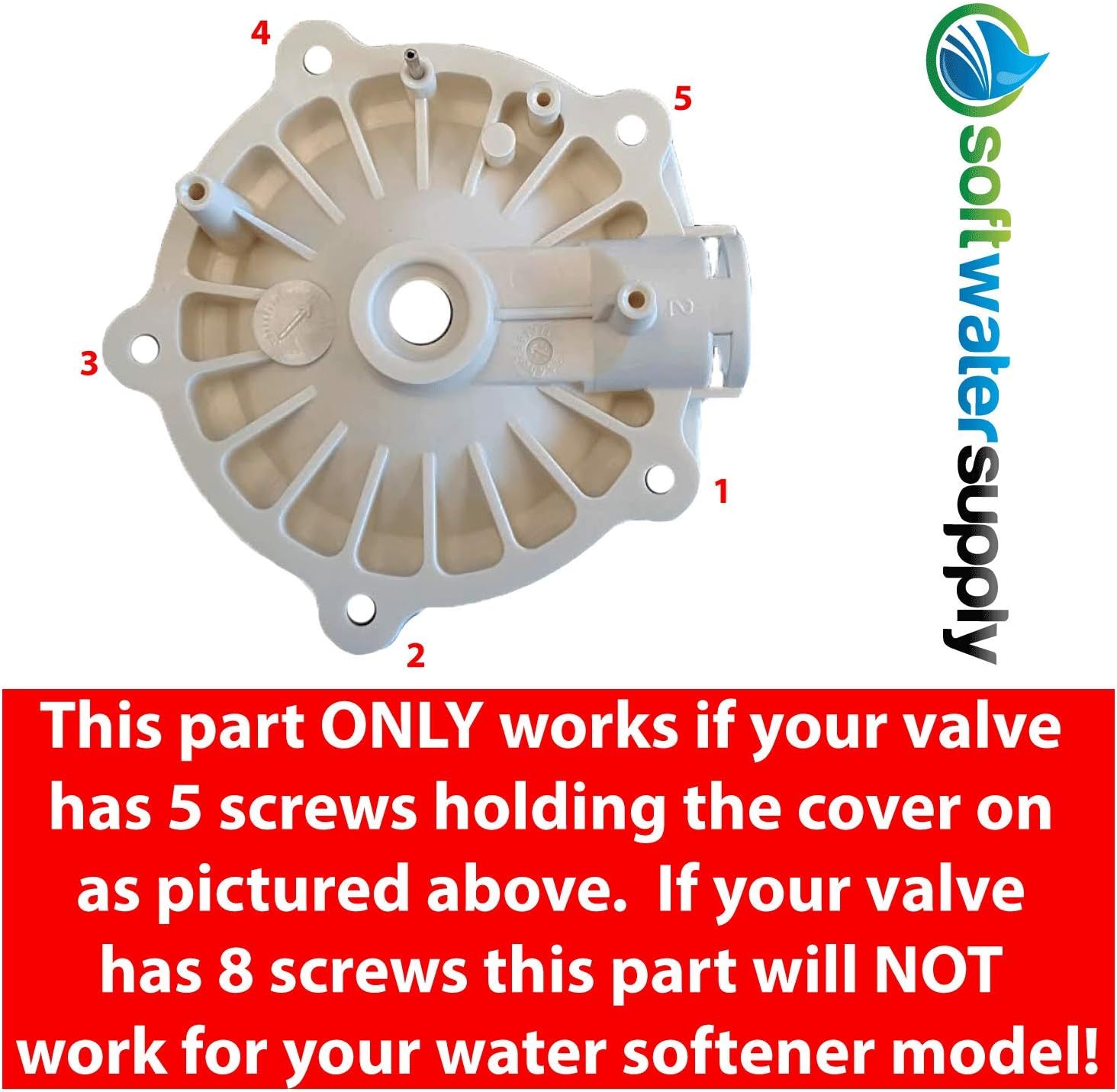 Soft  Water  Supply 7129871 - Water Softener Bypass Valve with Threaded Adapters