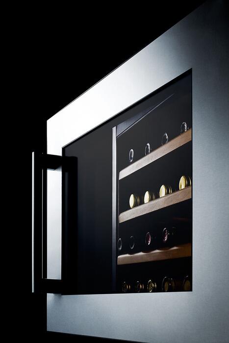Summit VC28S 24 Inch Freestanding Single Zone Wine Cooler in Stainless Steel