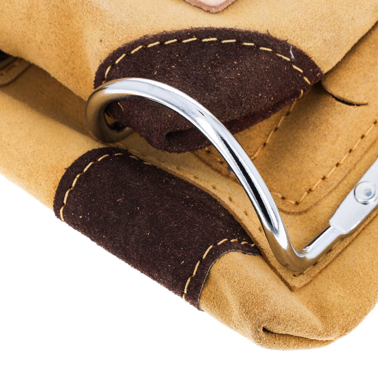 Universal Tool Deluxe Tool Bag 6 Pocket Suede Leather Heavy Duty Storage Pouch