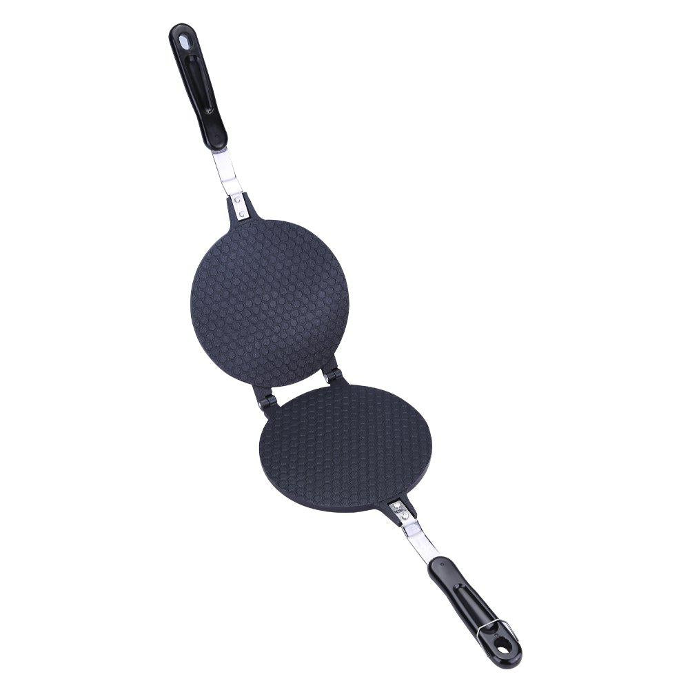 lazmin egg roll maker, waffle cone maker, household kitchen gas nonstick waffle cone making mould baker egg roll baking tool