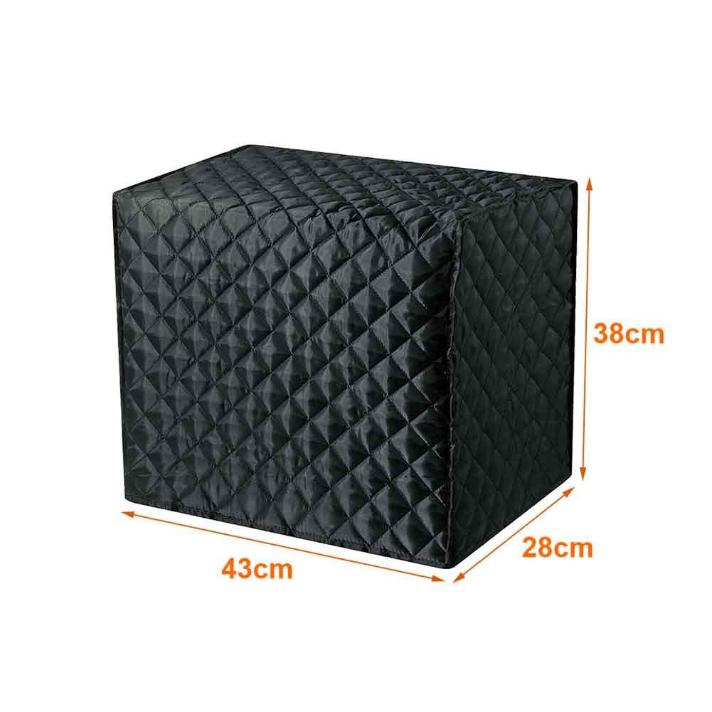 Calidaka bread machine cover-bread maker cover clip cotton diamond stitching splashproof washable toaster bakeware protector for home