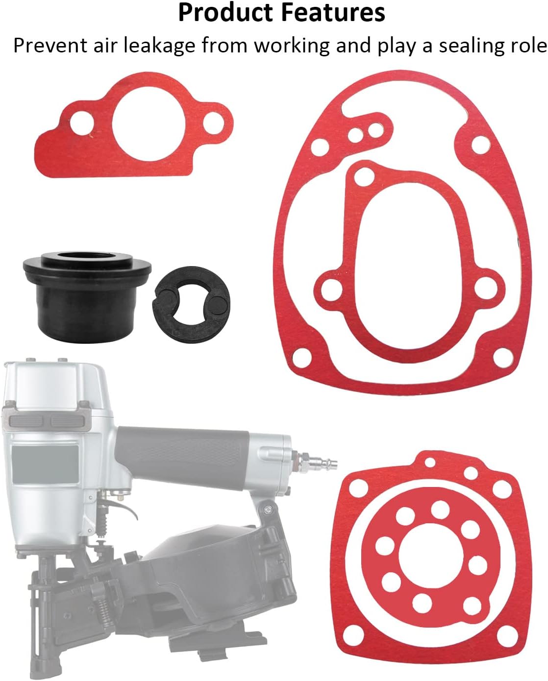 SZRKRLA NV45AB2 NV45AB NV45AE Roofing Nailer Replacement Parts 877-761 Gasket Kit Shafts Washers Set 878179 Piston Bumper for Roofing C