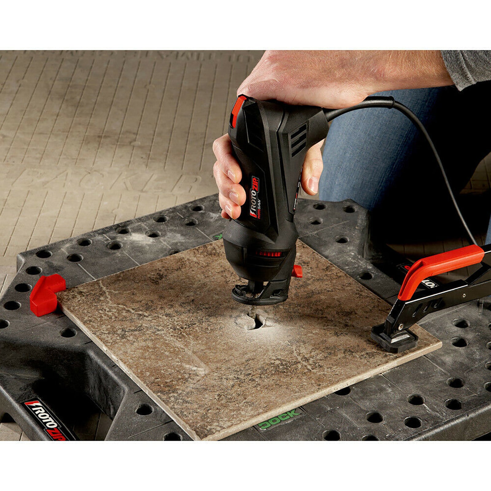 Rotozip SS355-10 RotoSaw 5.5A Spiral Saw Kit