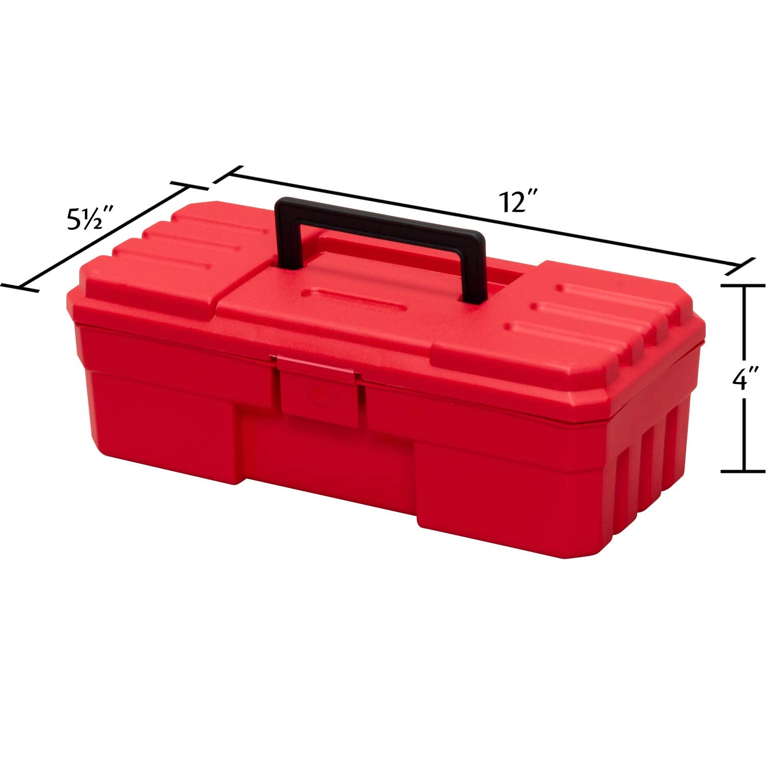 Akro-Mils 12-Inch ProBox Plastic Toolbox for Tools, Hobby or Craft Storage Toolbox, Model 09912, (12-Inch x 5-1/2-Inch x 4-Inch)
