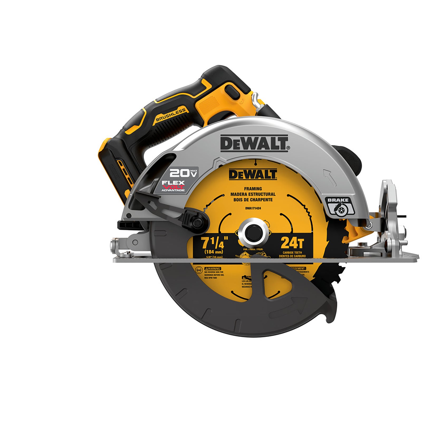 DeWalt DCS573B 20V MAX Brushless Lithium-Ion 7-1/4