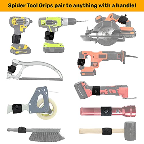Spider Tool Holster Set - Improve The Way You Carry Your Power Drill, Driver, Multitool, Pneumatic, Multi-Tool and More on Your