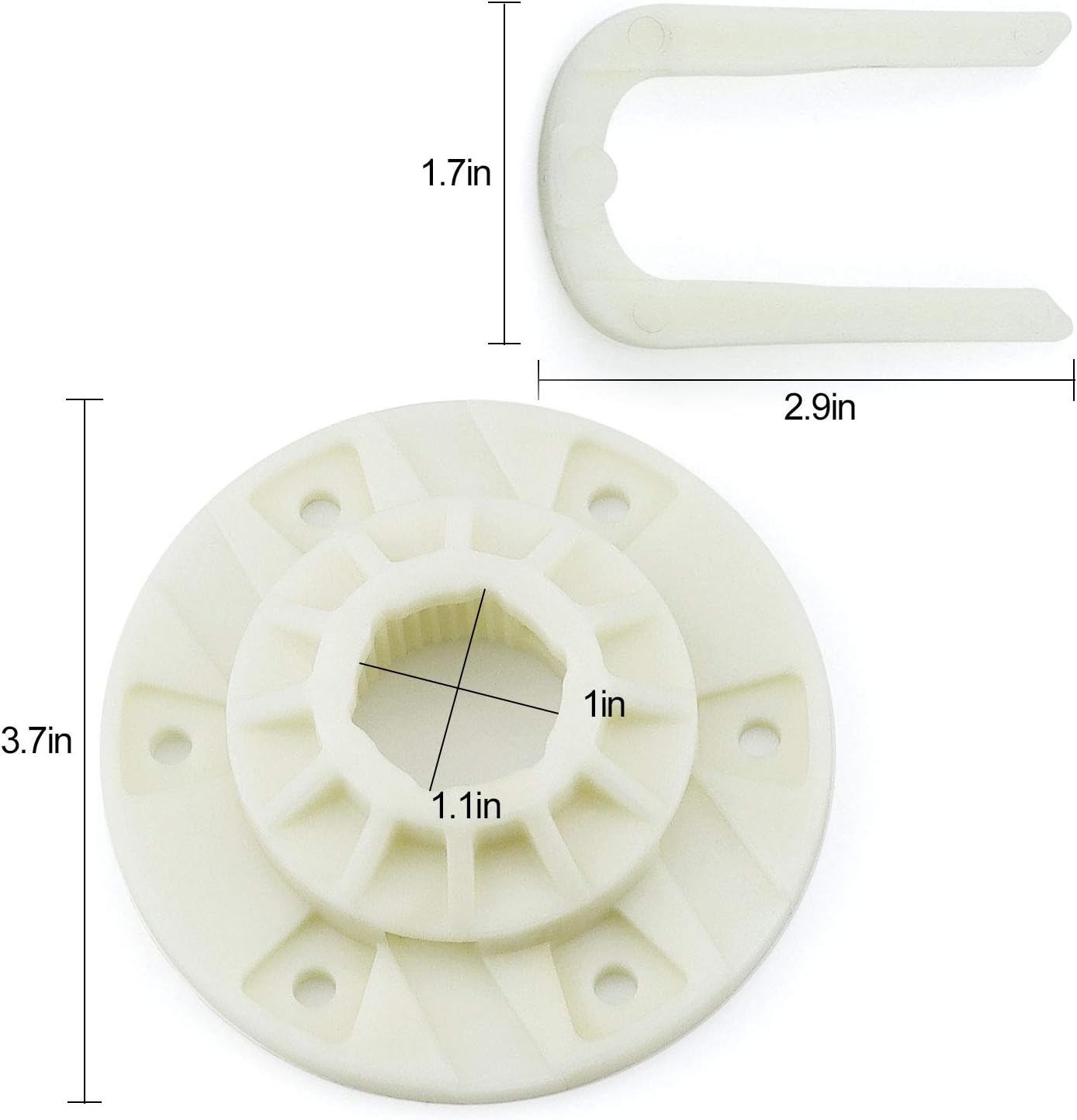 SWEETJOB W10528947 Basket Driven Hub Kit Replacement for Washing Machine Replaces W10396887/W10528947VP