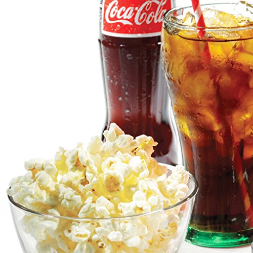 Nostalgia RHP310COKE Coca-Cola 8-Cup Healthy Hot Air Popcorn Maker, No Oil Needed