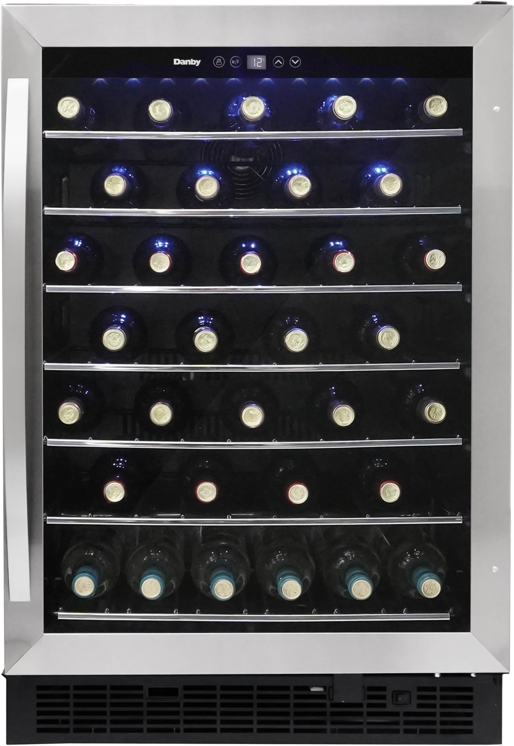 Danby DWC057A1BSS Built In Beverage Center, Single Zone Under Counter Wine Chiller In Stainless Steel - For Kitchen, Home Bar
