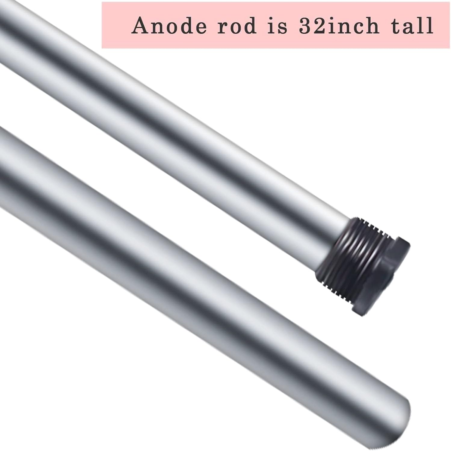 Podoy Anode Rod for Hot Water Heater, Magnesium Rod 3/4