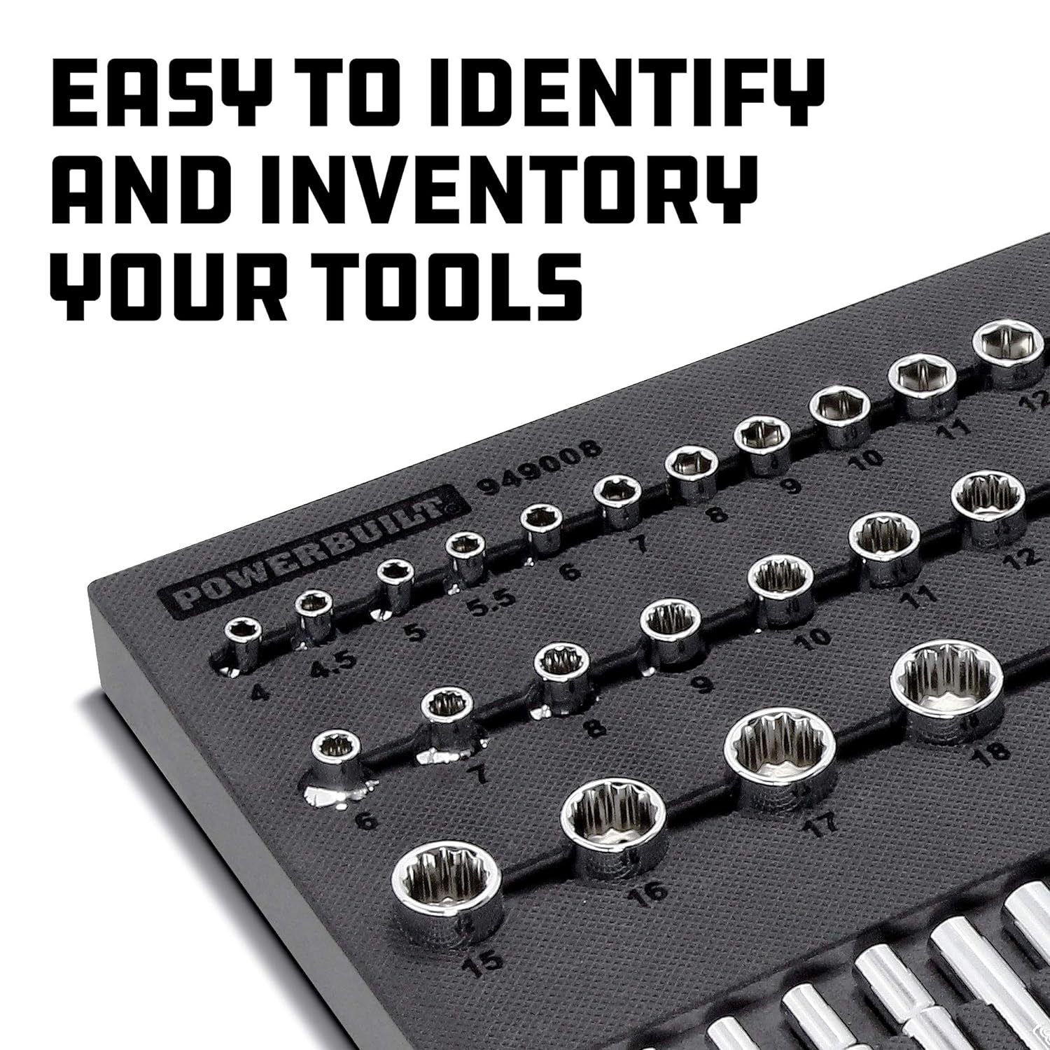 GCP Products 85 Piece Metric Master Socket Set, 1/4, 3/8, And 1/2 Inch Drive, 6 And 12 Point, Deep And Shallow Sockets, Storage Organizer …