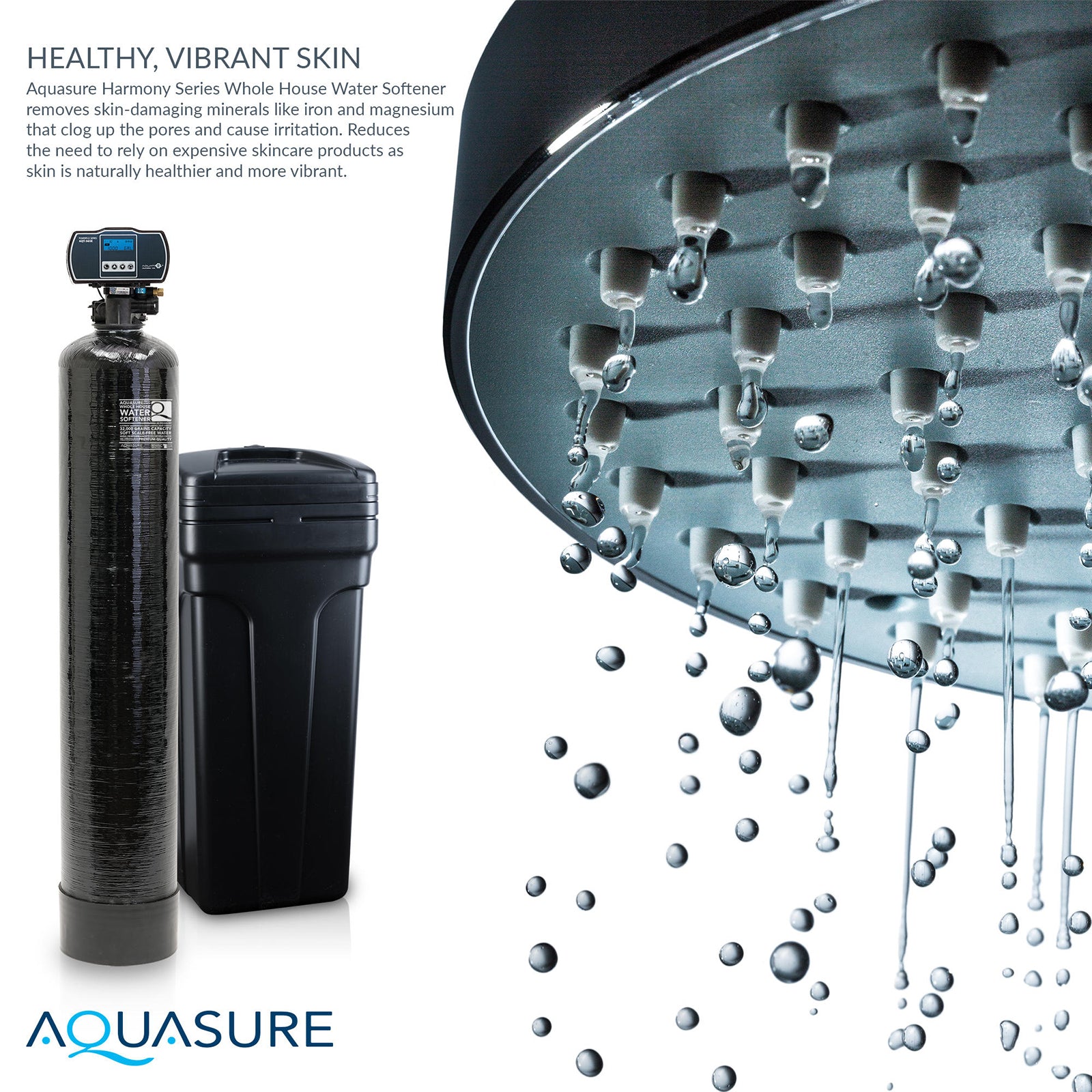 Aquasure AS-PR75HS48D 48,000 Grains Water Softener Filter Bundle