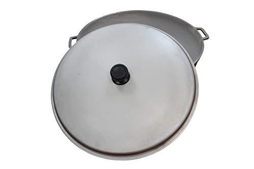 imusa usa traditional oversided colombian caldero 26.8-quart/50cm, silver