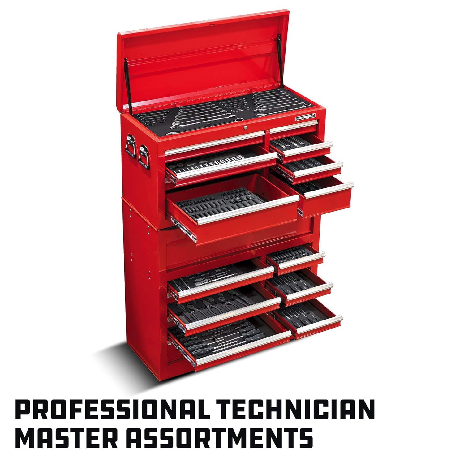 GCP Products 85 Piece Metric Master Socket Set, 1/4, 3/8, And 1/2 Inch Drive, 6 And 12 Point, Deep And Shallow Sockets, Storage Organizer …