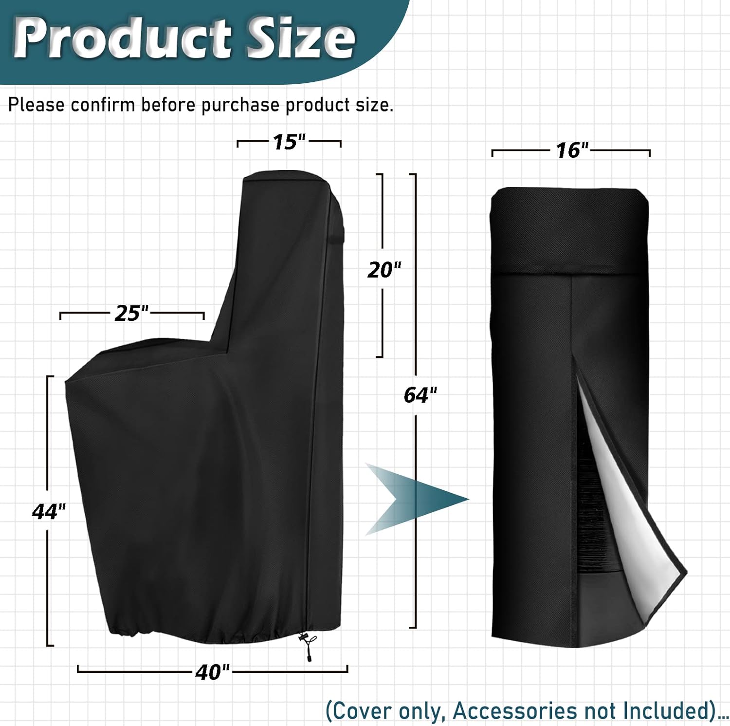 Iceberg Elf Outdoor Water Softener Cover Waterproof,(64