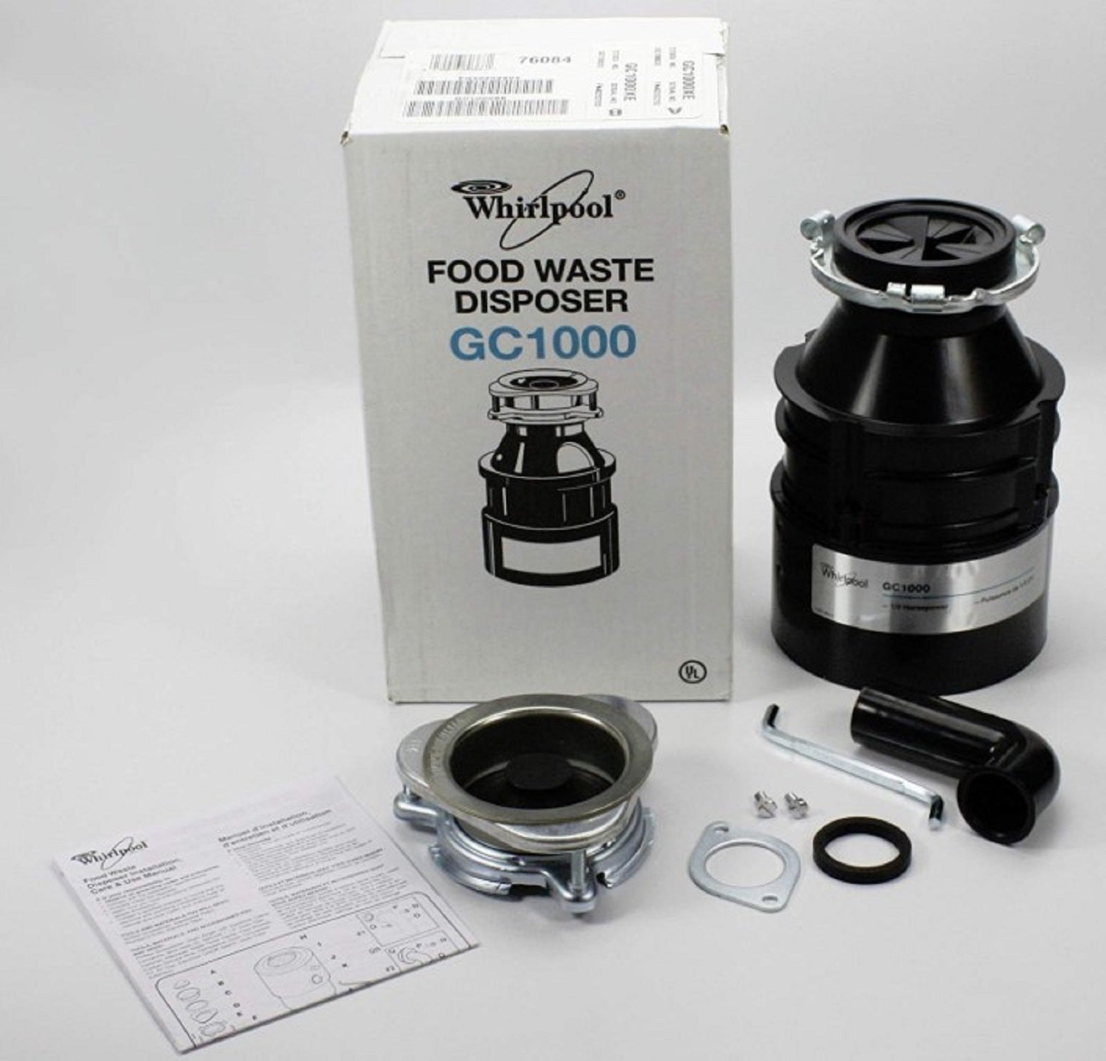 Whirlpool GC1000XE 1/3 HP Sink Disposer