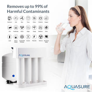 Aquasure Signature Lite Whole House Water Treatment System with 34,000 Grain Water Softener