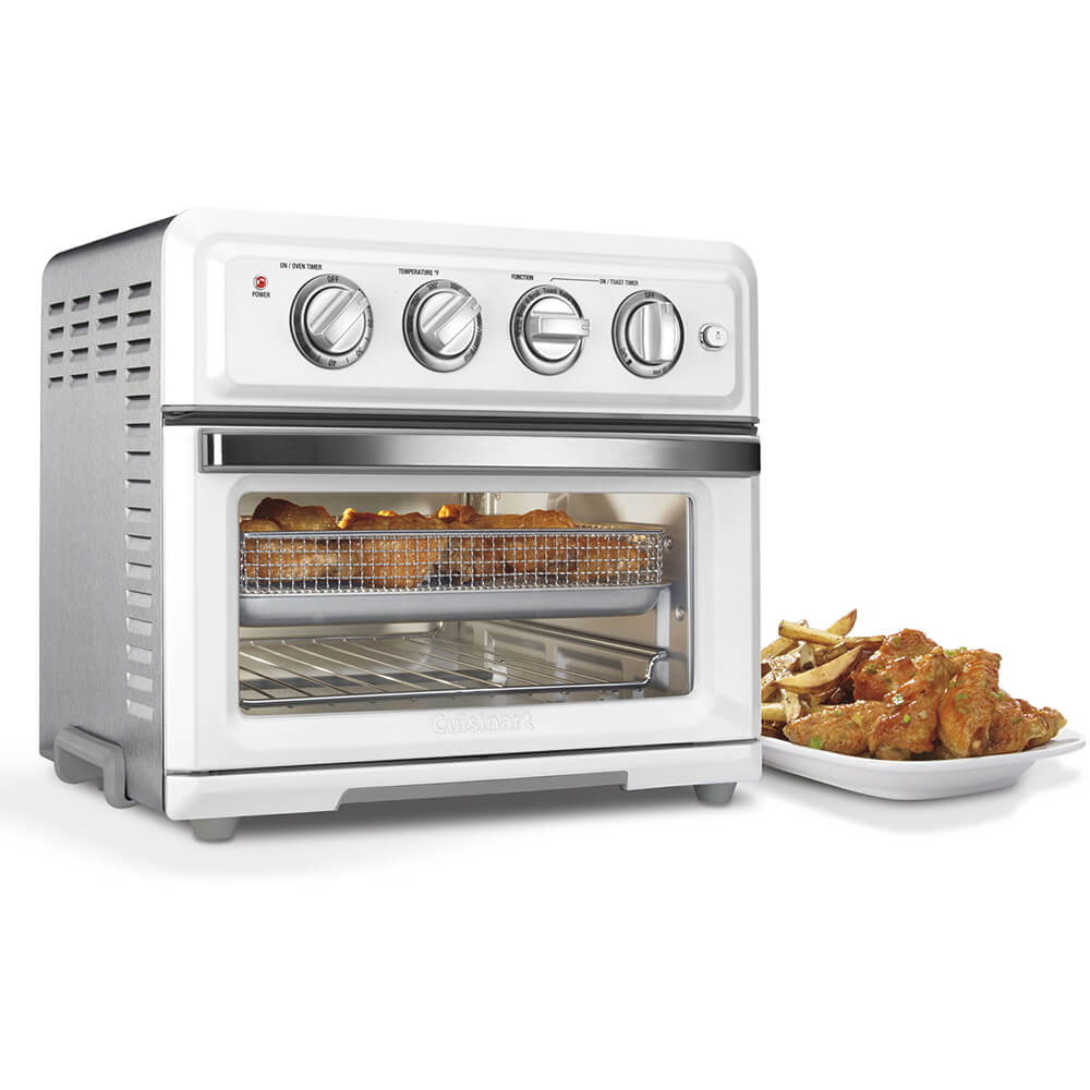 Cuisinart TOA60WFR Air Fryer Toaster Oven - White - Factory Certified Refurbished