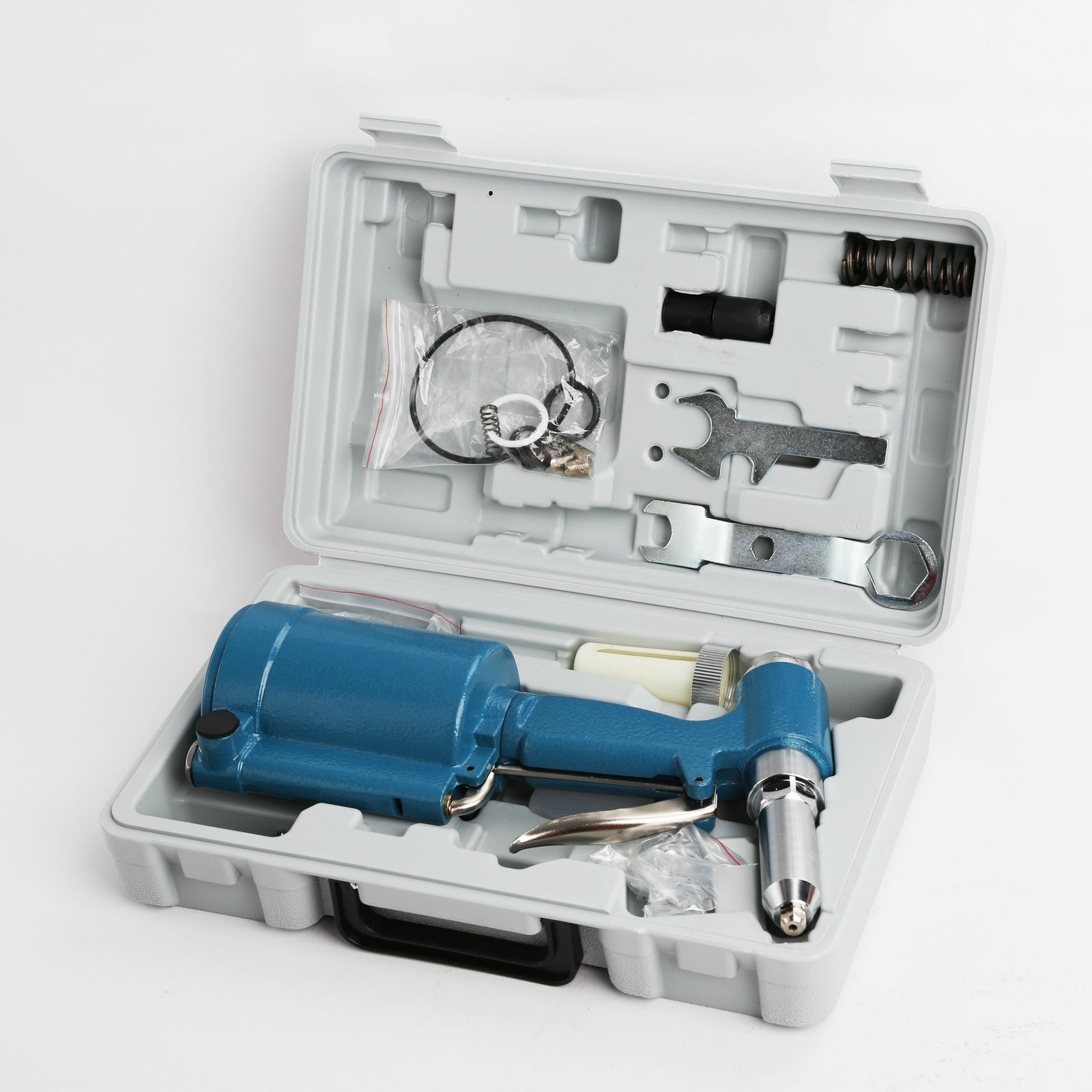 Great Choice Products Pneumatic Air Hydraulic Pop Rivet Gun Riveter Riveting Tool Set 3/8 In Air Hose