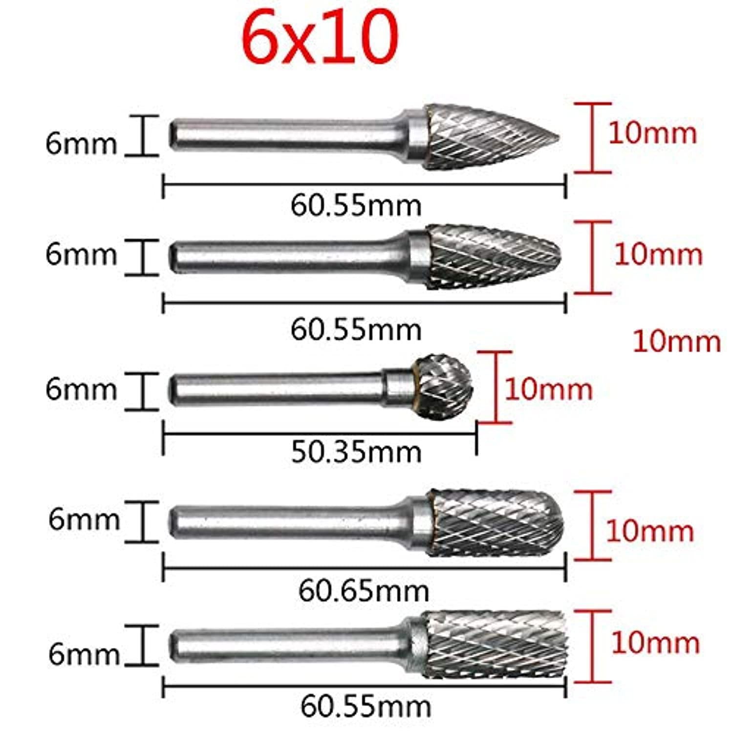 KangTeer carbide burrs kangteer 1/4