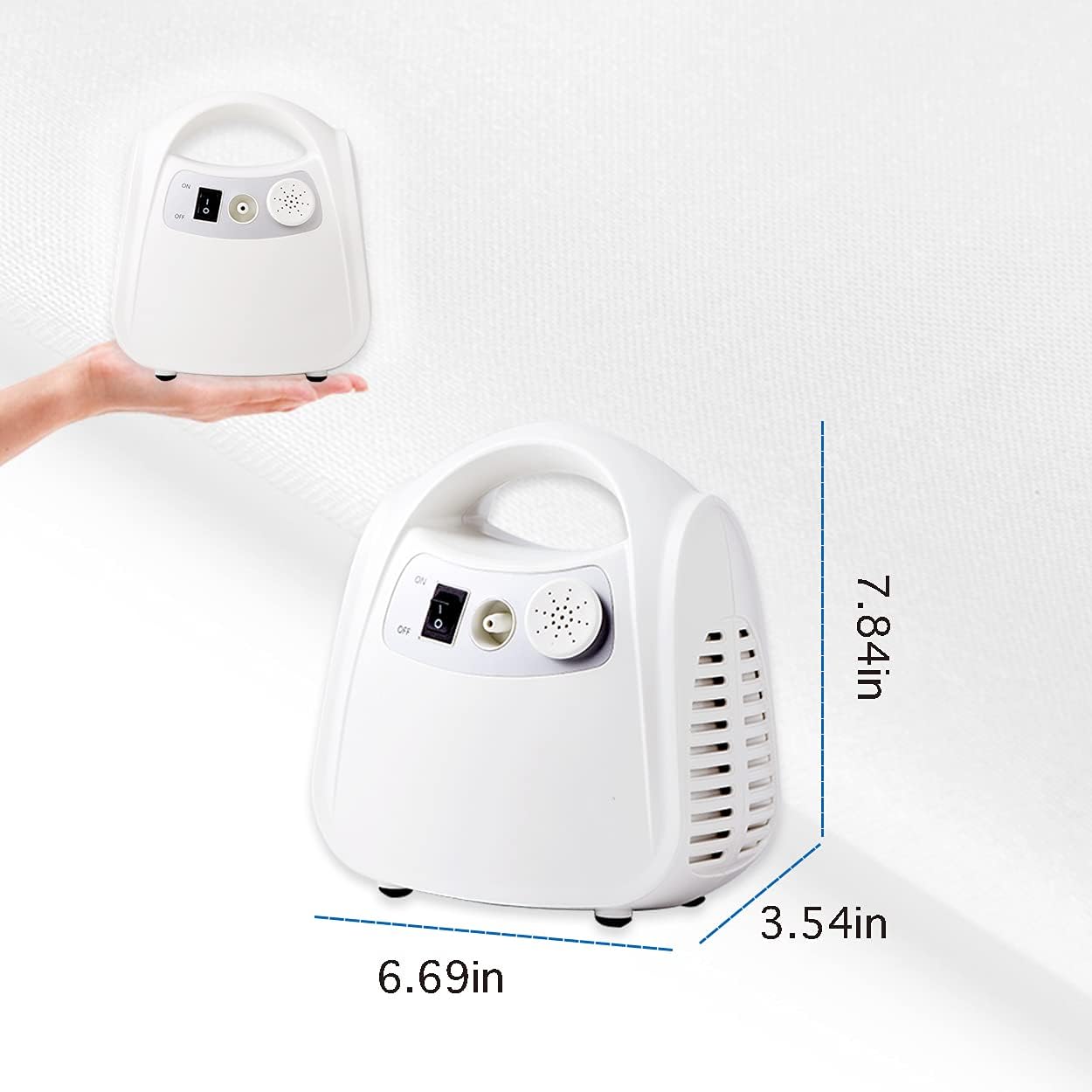 dudulyu Nebulizer Portable Air Compressor Machine for Adult Baby with Tubing Masks Kits