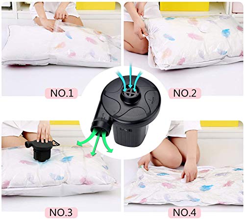 Yoocylii Air Pump Air Mattress Pump for Inflatables Blow up Pool Raft Bed Boat Toy, Quick-Fill Electric Air Pump for Outdoor Camping, Inf