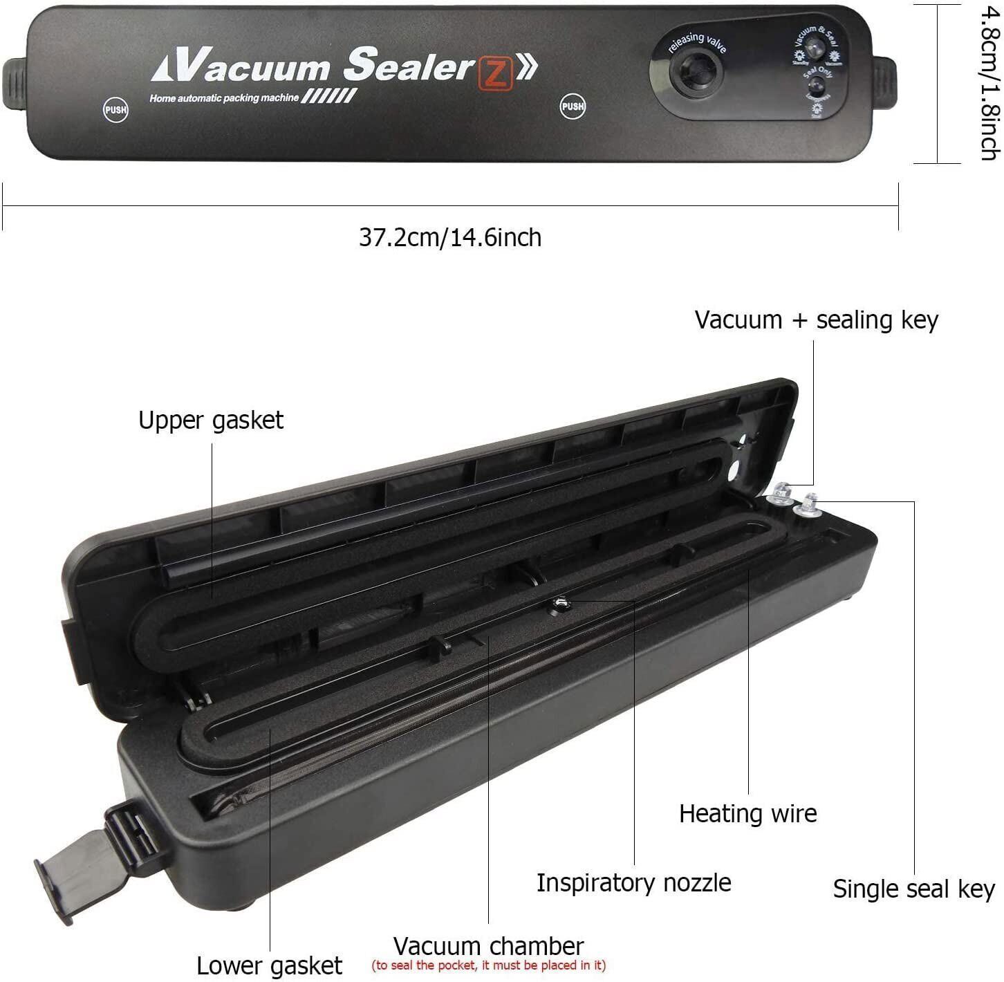 Great Choice Products Vacuum Sealer Machine Food Preservation Storage Saver Automatic With Seal Bag