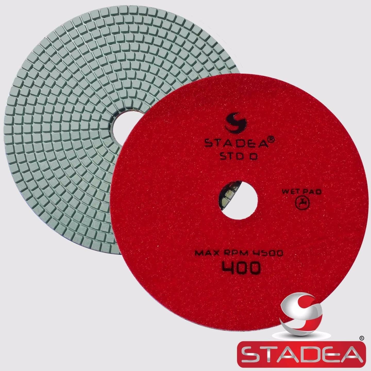 Shop N Save Diamond Tools Stadea PPW253B Diamond Polishing Pad 7 Inch Grit 200 For Marble Concrete Stones Terrazzo Granite Floor Polishing