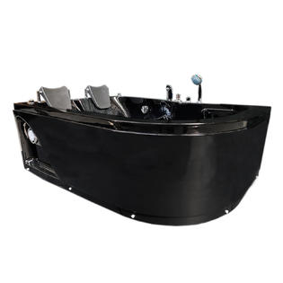 Simba USA Whirlpool Bathtub Hot Tub massage 2 persons Hydrotherapy BLACK HAVANA + Heater