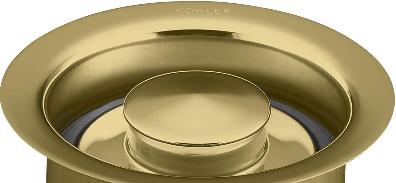 Kohler 696561 Disposal Flange, Vibrant Polished Brass