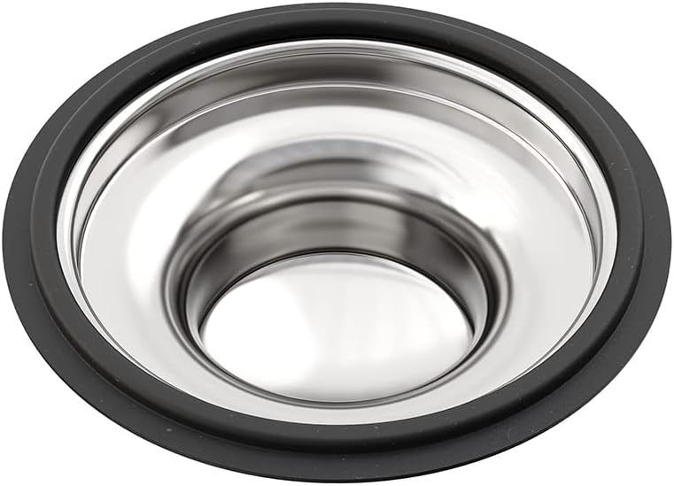 BOTEMY Kitchen Sink Stopper, 3-1/2 inch Universal Sink Plug Cover for Garbage Disposal Flange Drain - Stainless Steel Polished