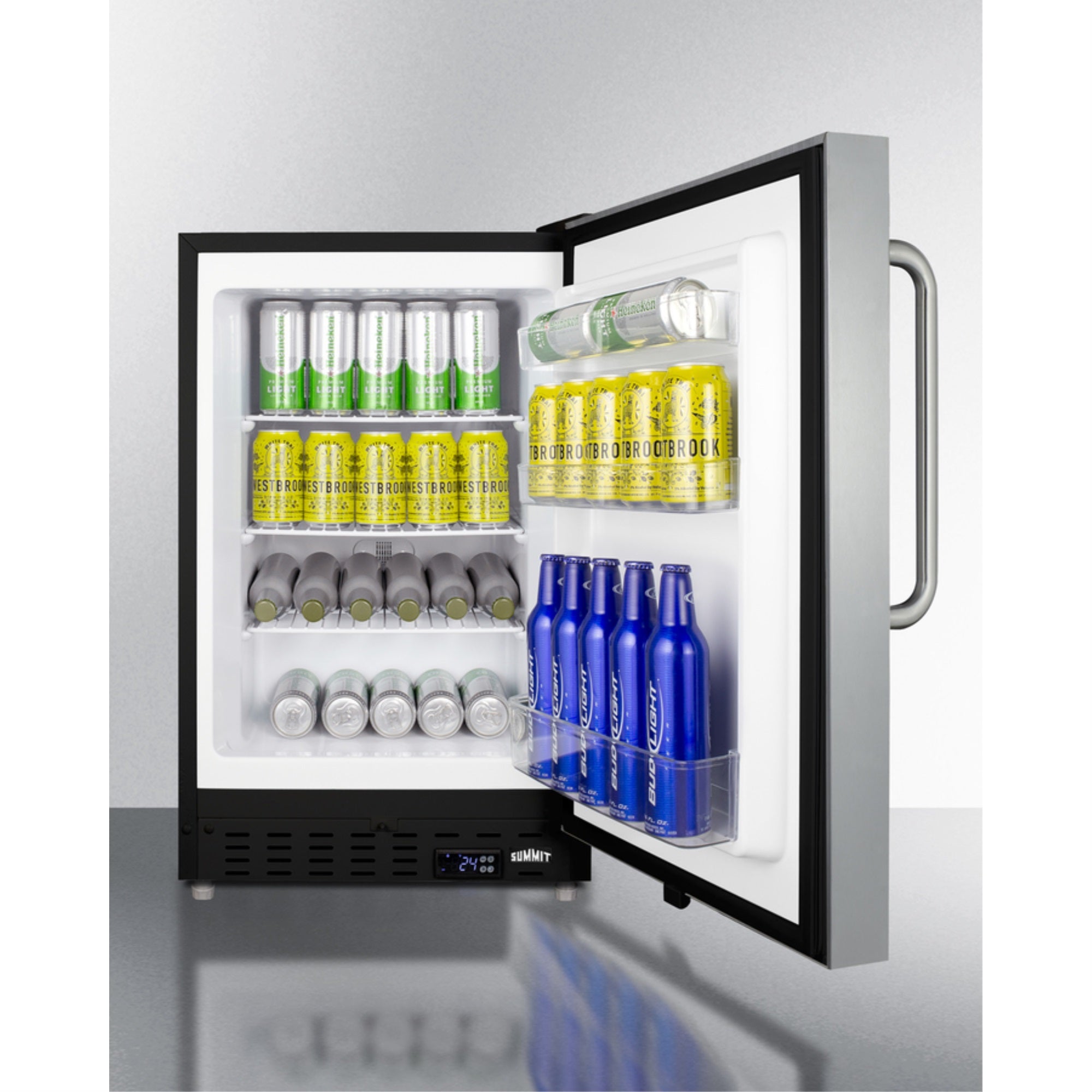 Summit Undercounter beer froster with stainless steel door