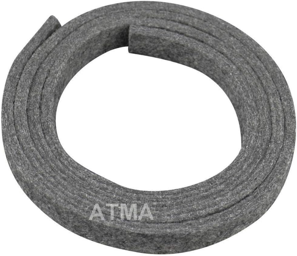 ATMA SUPPLY WE49X20697 Dryer Bearing Kit Compatible with GE Dryer Contains Top Bearing WE3M26 Drum Felt WE9M30 (WE09X20441) Drive Belt WE12