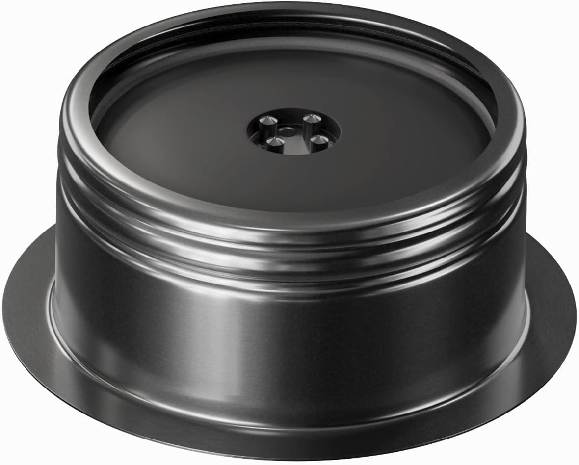 HausinLuck Garbage Disposal Flange, Gunmetal Black Garbage Disposal Drain Garbage Disposal Sink Flange and Stopper, Garbage Disposal Flang