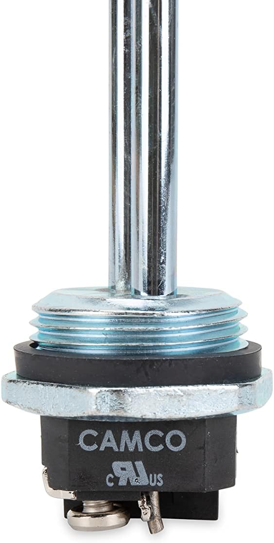 Camco 02462/02463 1500W 120V Screw-In Water Heater Element - Low Watt Density