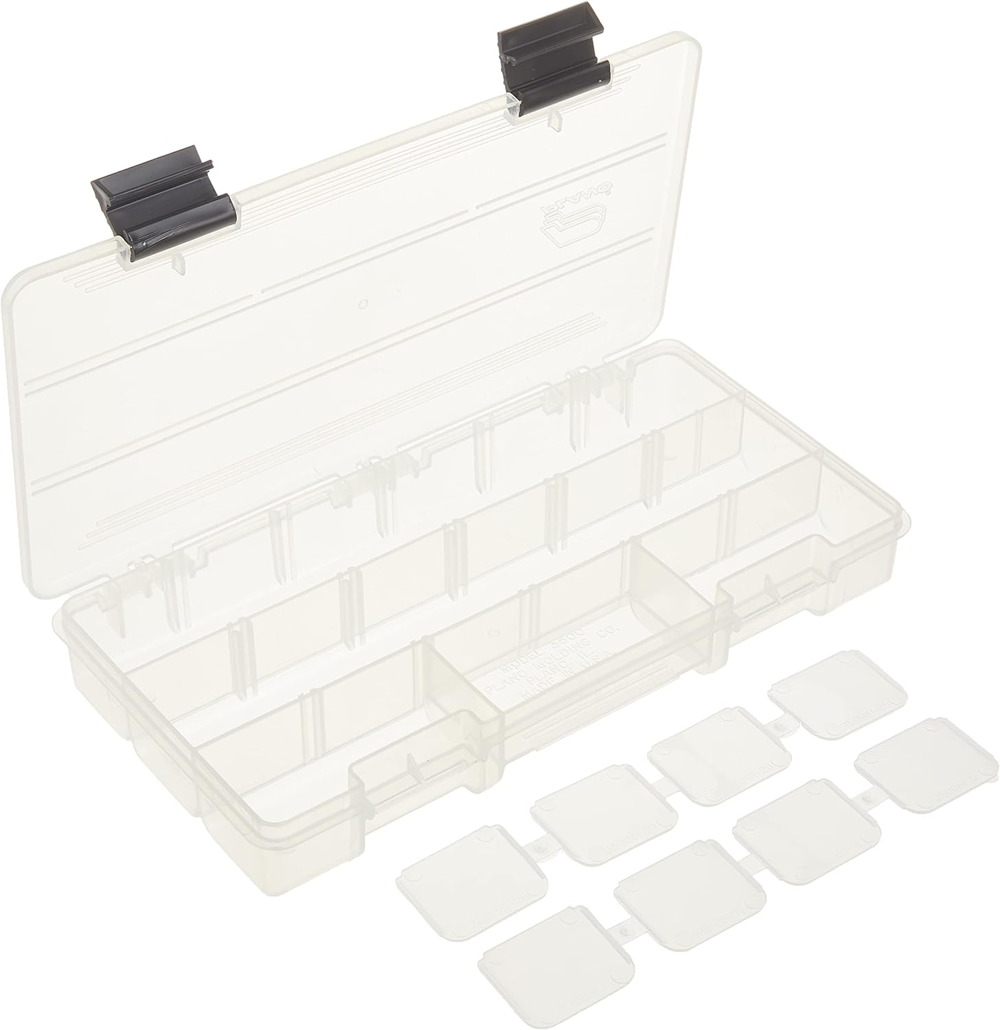 Generic Plano Molding 135430 Stow N&s; Go Pro Rack with 4 #23500s Prolatch Organizers,Graphite Gray, Sandstone