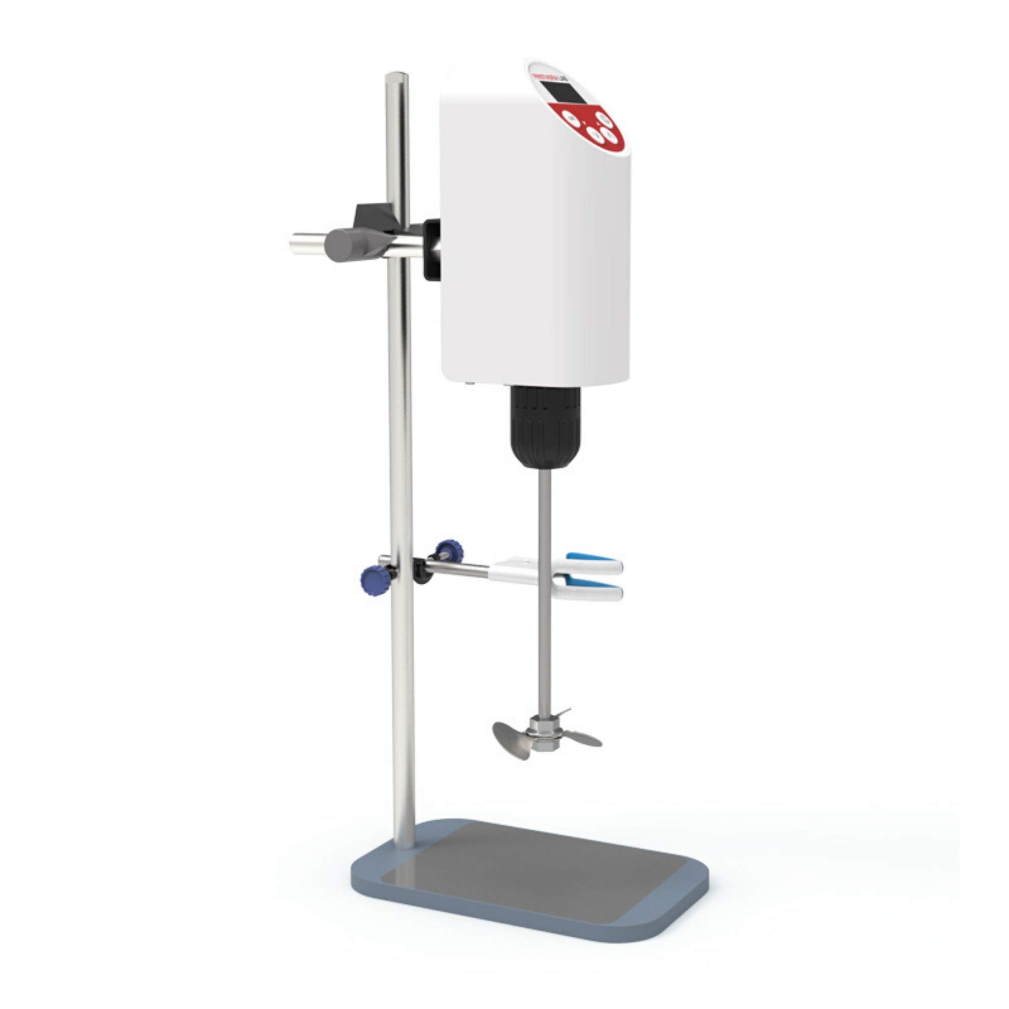 Fristaden Lab Digital Overhead Stirrer 100-2000rpm Stirring Speed, 20L Heavy Duty Lab Mixer, Strong Laboratory Quality Stainless