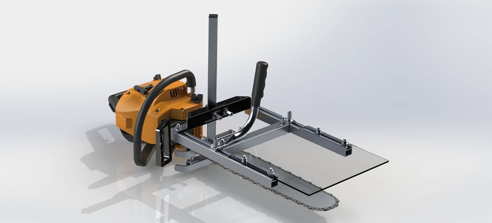 granberg chainsaw Alaskan Small Log Mill, g777- Portable Sawmill Timber Attachment Machine Tool - Wood case cutting Holder Equip