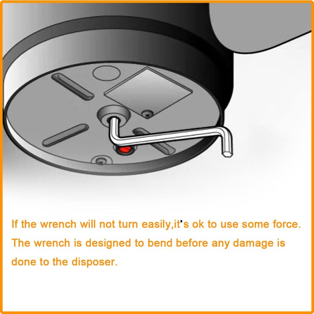 N\\A Garbage Disposal WRN-00 Jam-Buster Wrench tool, Compatible with InSinkErator Garbage Disposal, Repair/Fix Garbage Disposal, Unc
