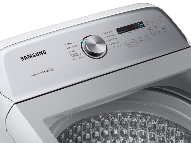 Samsung WA50R5200AW/US 5.0 cf Top Load washer w/ Active WaterJet in White