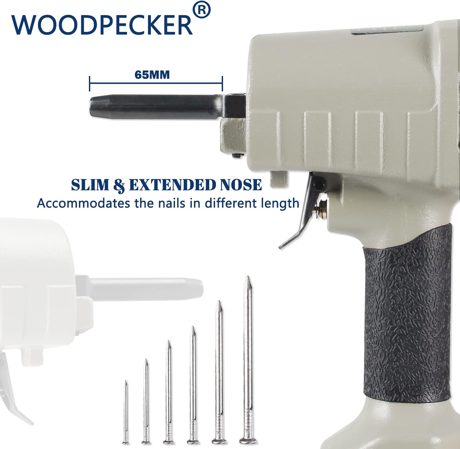 Generic WOODPECKER WTB60 Professional Pneumatic Nail Remover Gun, Air Nails Puller,Nails Puncher for Denailing